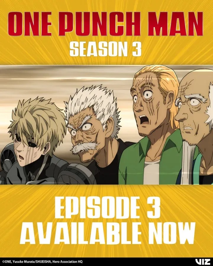 Watch One-Punch Man Season 3, Episode 3 on Hulu and Disney+