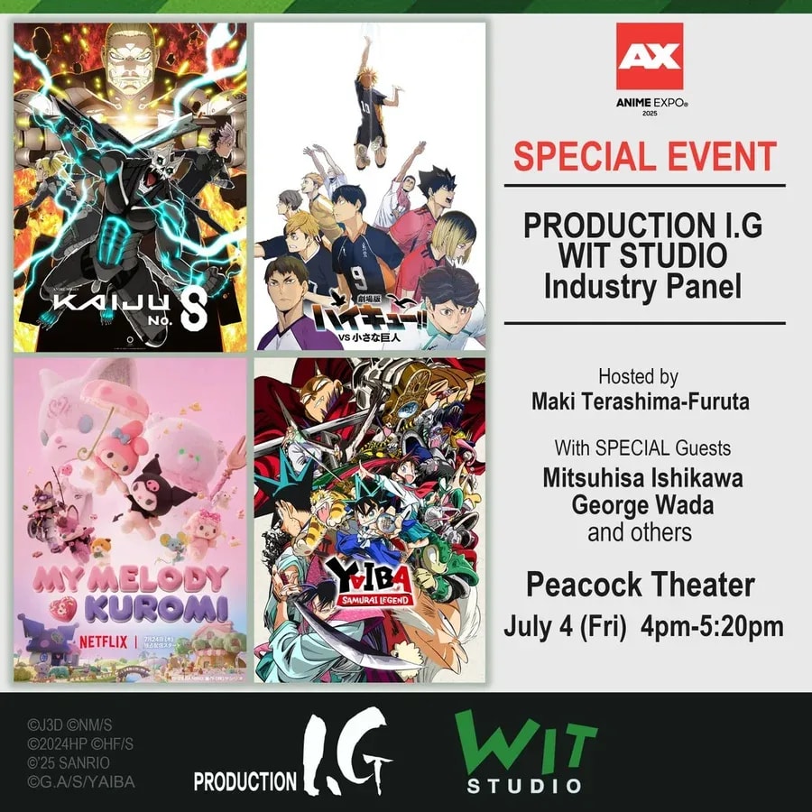 Exciting Insights at Anime Expo 2025: Production IG and WIT STUDIO Panel