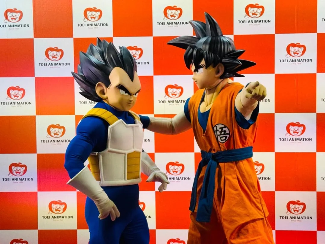 Experience the Iconic Goku and Vegeta Scene at Toei Animation Booth