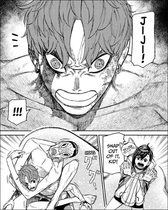 Dandadan: Jiji's Battle Against the Evil Eye Curse