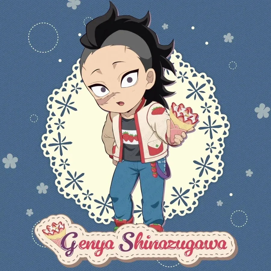 Demon Slayer: Kimetsu no Yaiba Strawberry Festival 2025 - New Genya Shinazugawa Illustration Revealed