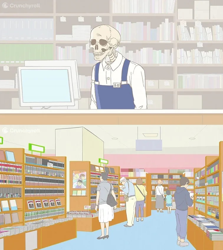 Uncover the Unique Aesthetic of Skull-face Bookseller Honda-san