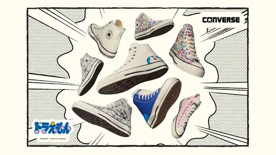 Doraemon Teams Up with Converse for Exclusive Anniversary Sneaker Line