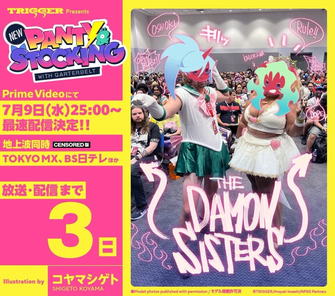 Exciting Countdown: New PANTY & STOCKING with GARTERBELT Illustration Revealed!