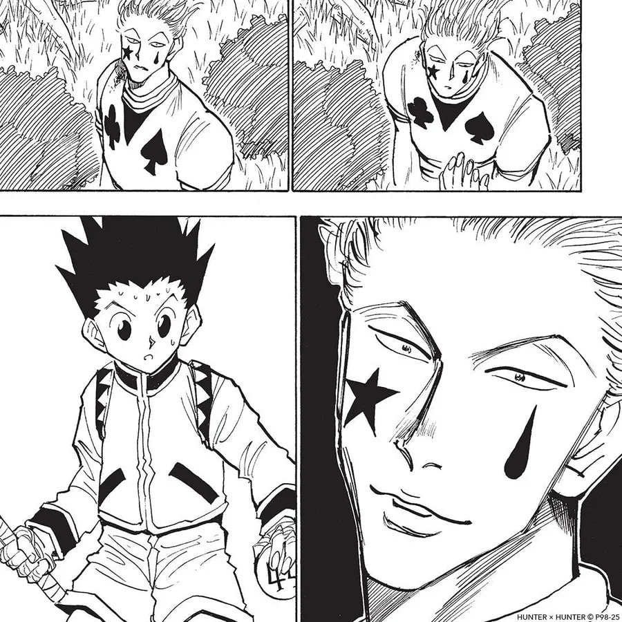 Gon Captures Hisoka's Interest in Hunter x Hunter