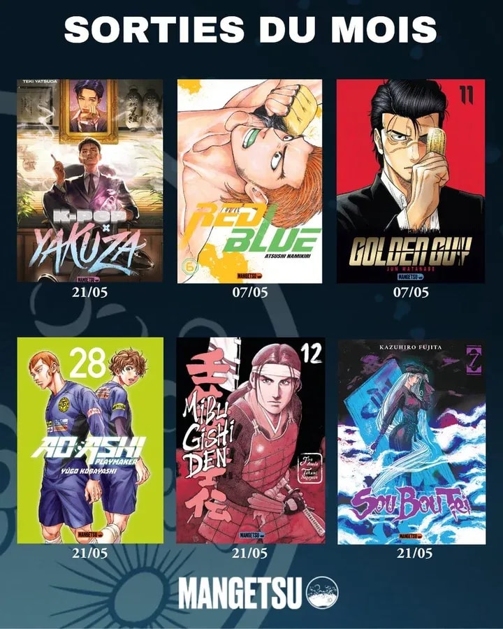 Upcoming Manga Releases at Mangetsu in May