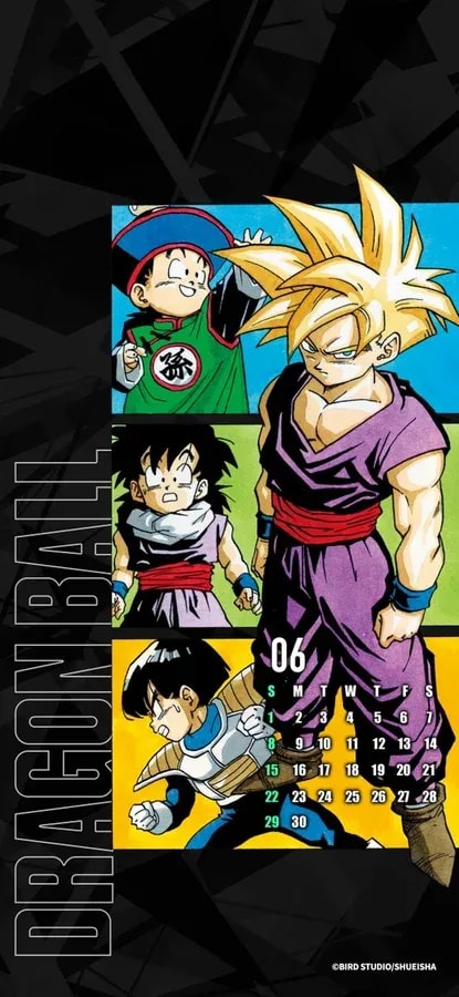 June Arrives with a New Dragon Ball Calendar!