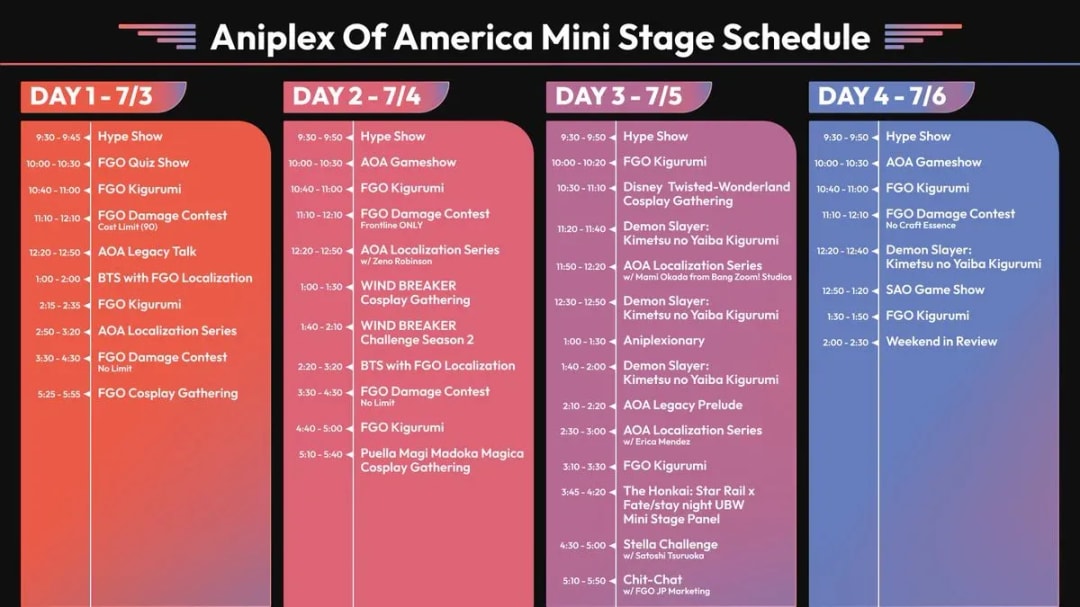 Celebrate 20 Years of Aniplex at Anime Expo 2025!