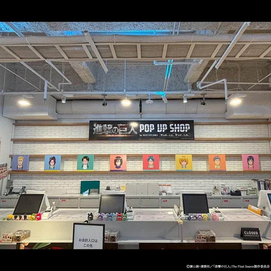 Experience the World of Attack on Titan: Exclusive POP UP SHOP by WIT STUDIO Now Open in Osaka
