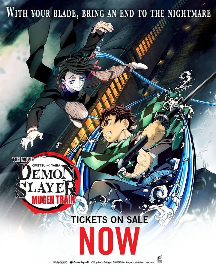 Experience Demon Slayer: Mugen Train in Stunning 4K - Tickets Available Now