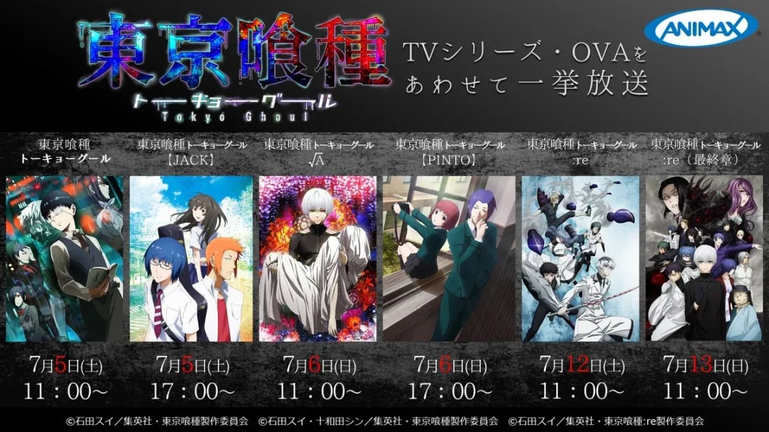 Don't Miss the Tokyo Ghoul Series Marathon This Weekend!