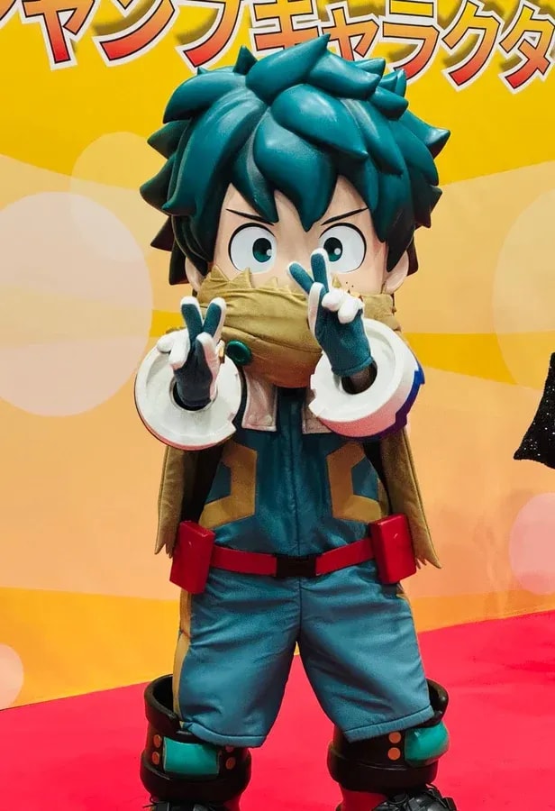 Deku's Surprising Kamehameha Stance at Jump Victory Carnival
