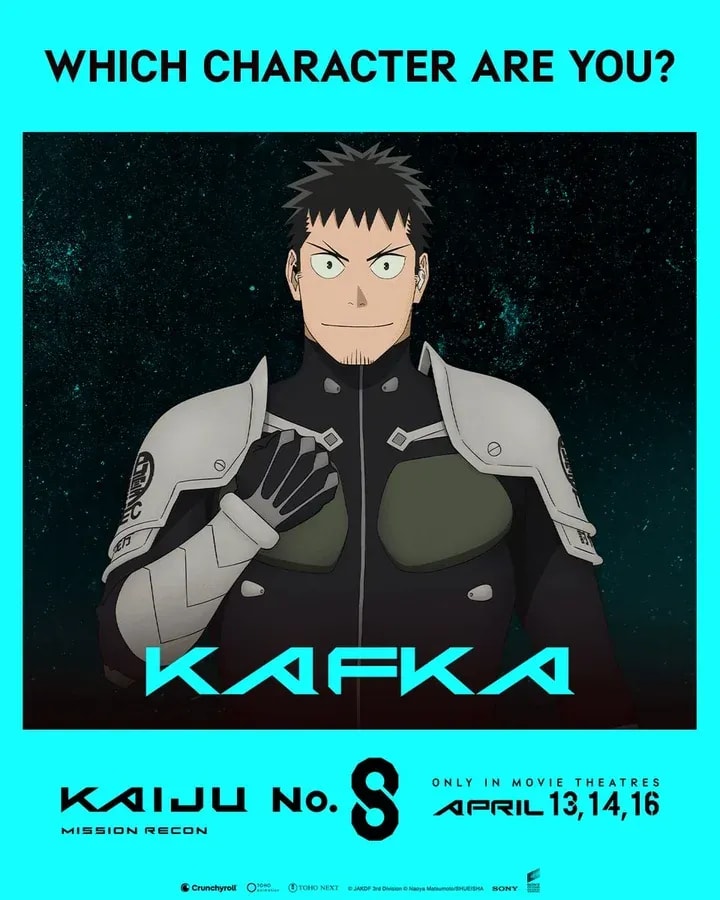 Choose Your Kaiju No. 8: Mission Recon Movie Buddy for the Last Show!