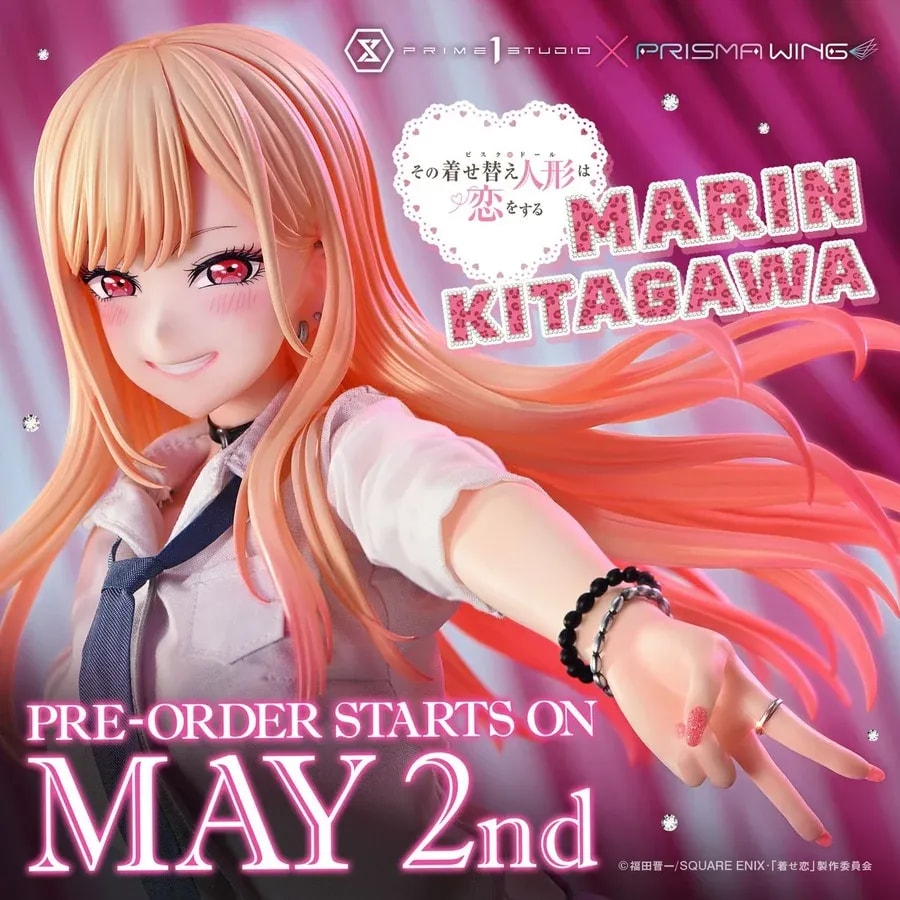Pre-order the Stunning Marin Kitagawa Figure from 'My Dress-Up Darling' Tomorrow!