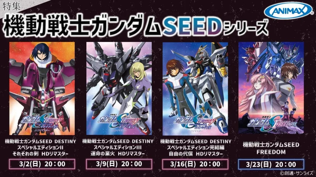 Gundam SEED Series Spotlight: The Flames of Destiny HD Remaster