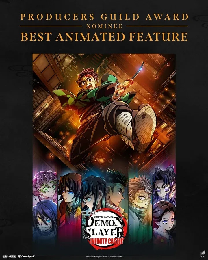 Demon Slayer: Kimetsu no Yaiba Infinity Castle Receives Prestigious Nomination