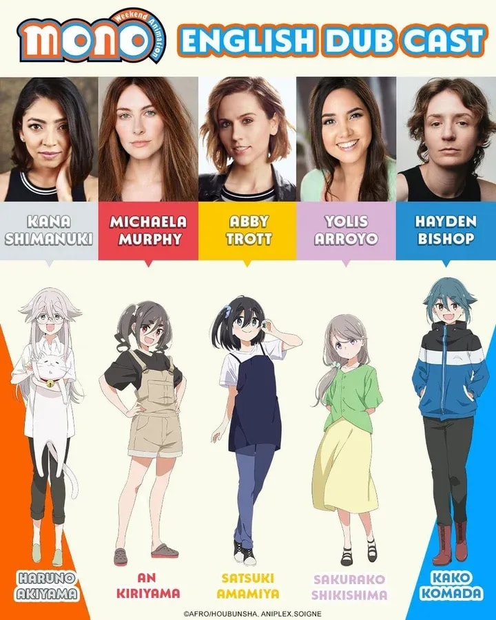 Exciting Premiere: 'mono' English Dub Launches on May 3rd