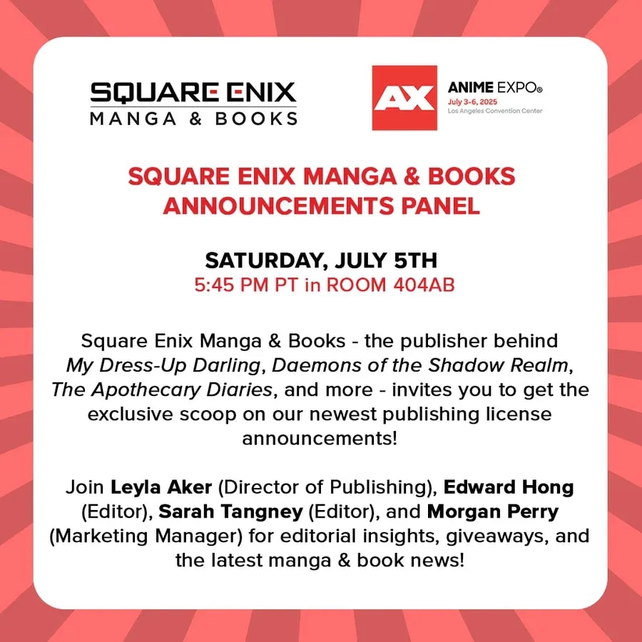 Join Us at Anime Expo 2025 for Exciting Announcements and Surprises!