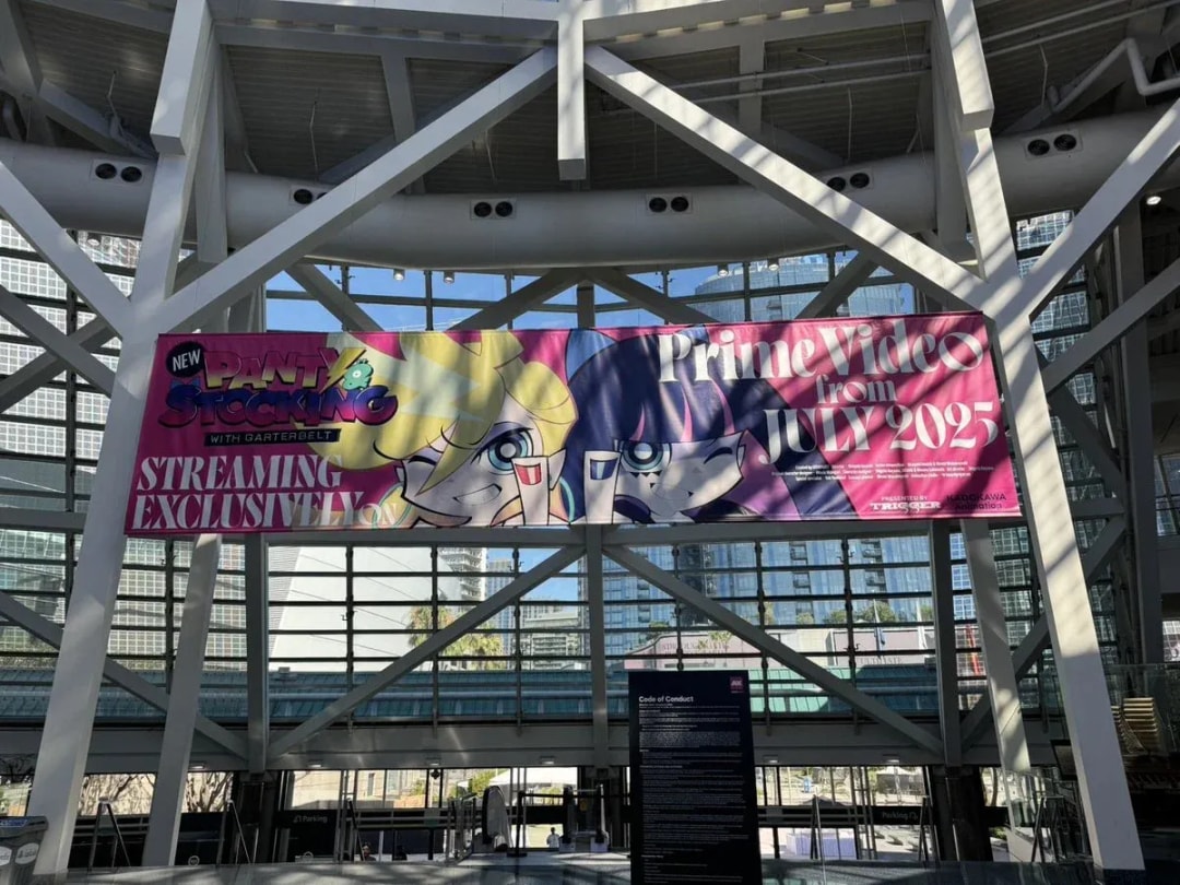 Discover the New Panty & Stocking with Garterbelt Banner at Anime Expo 2025