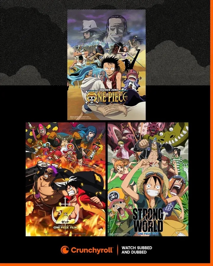 Watch Three Exciting One Piece Films Now on Crunchyroll