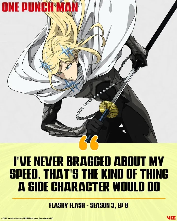 Flashy Flash's Quick Moves in One-Punch Man Season 3