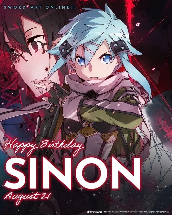 Celebrate Sinon's Birthday from Sword Art Online
