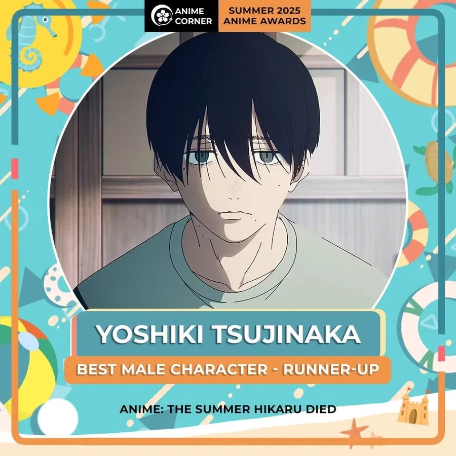 Summer 2025 Anime Awards: Yoshiki Tsujinaka Shines as Runner-up for Best Male Character