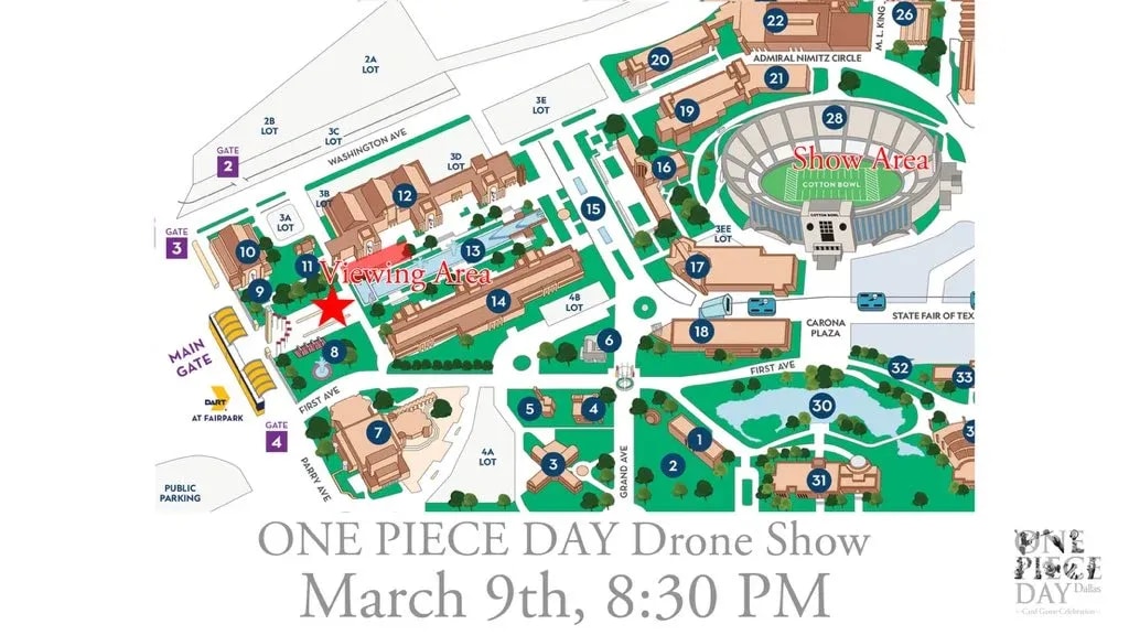 Don't Miss the Rescheduled ONE PIECE DAY Drone Show in Dallas Tonight!