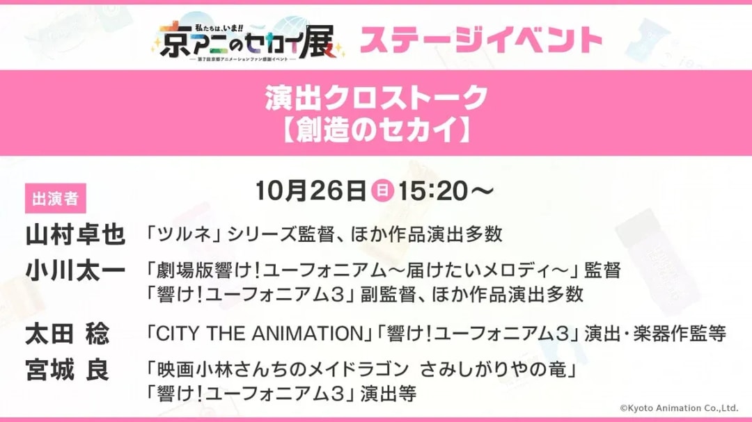 Kyoto Animation World Exhibition: Direction Cross-Talk Event