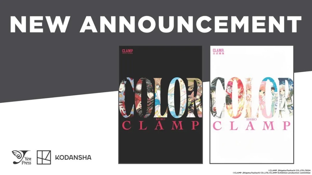 CLAMP's New Artbook Series: Discover COLOR KURO and SHIRO