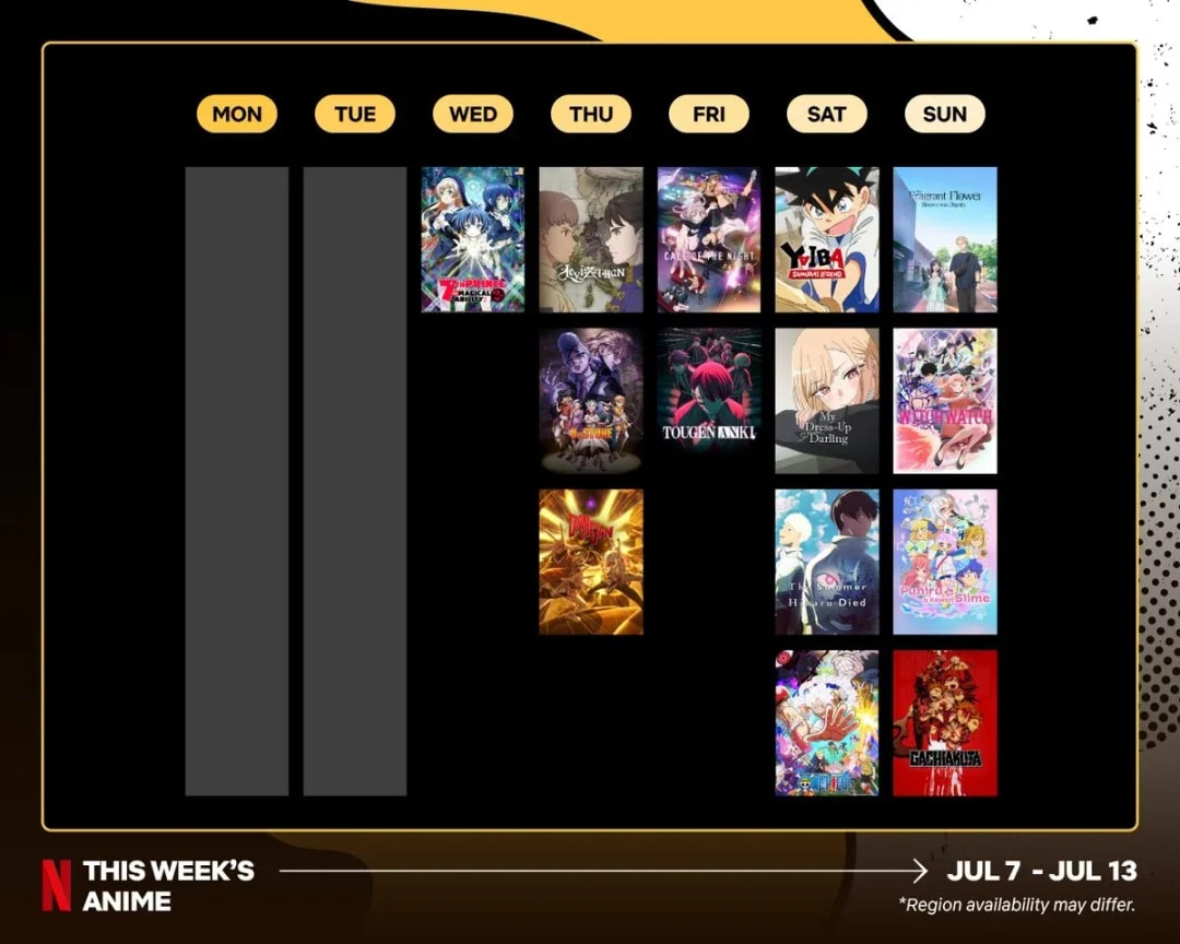 Discover the Latest Anime Releases: Weekly Schedule Inside