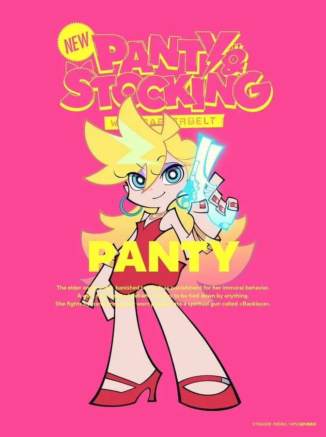 Exciting New Character Illustration for Panty & Stocking with Garterbelt