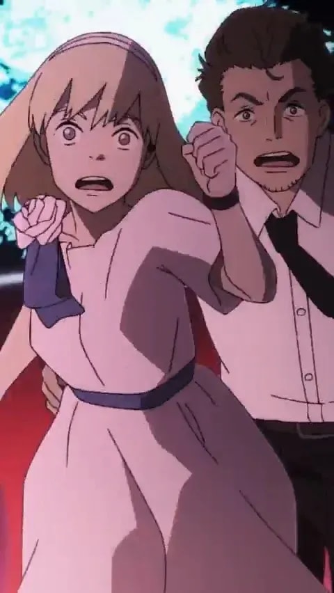 LAZARUS Anime Episode 4: Helicopter Escape Scene