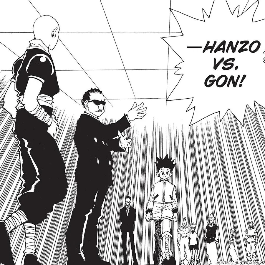 Hunter x Hunter: Gon Faces Off Against a Ninja in the Tournament