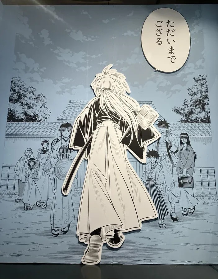 Rurouni Kenshin 30th Anniversary Exhibition Ends in Osaka
