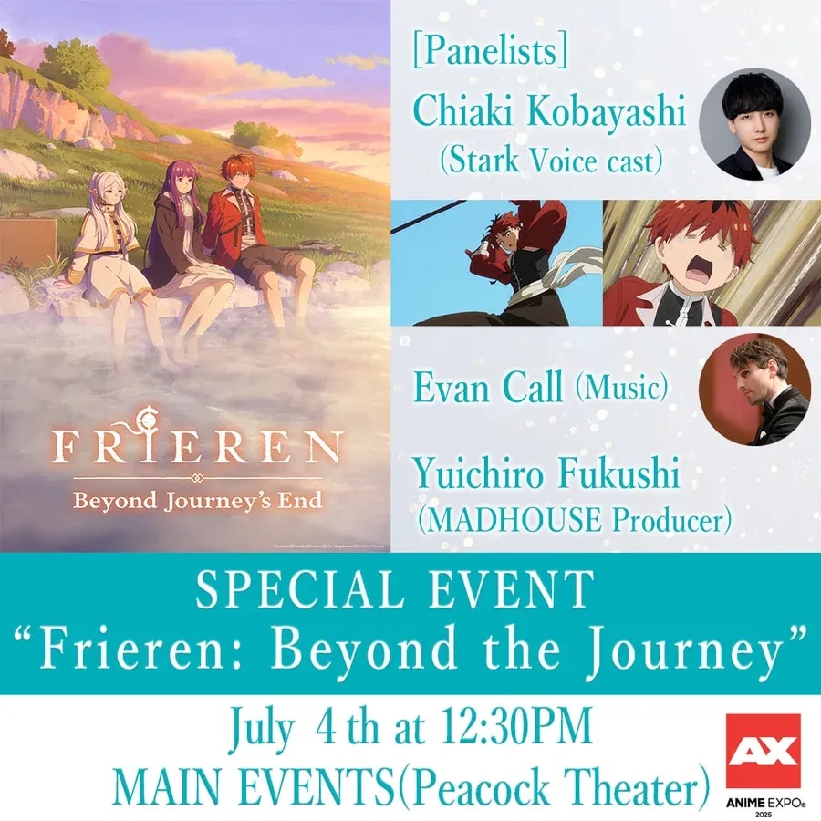 Anime Expo 2025: Frieren: Beyond the Journey Special Event Details