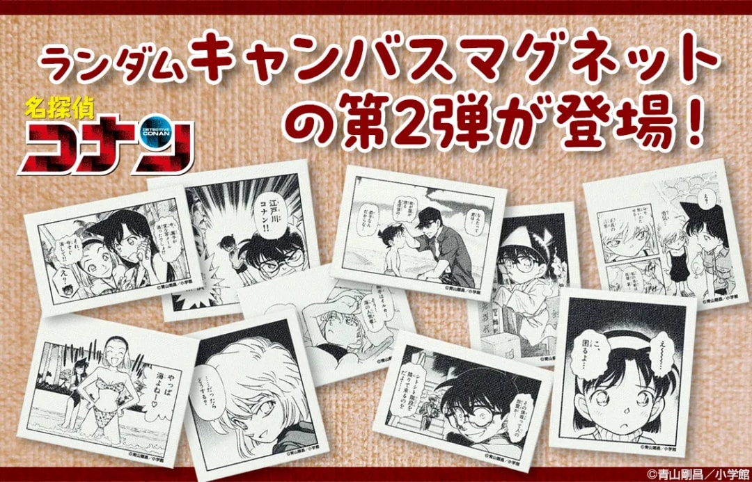 Discover the New Detective Conan Summer-Themed Canvas Magnets!