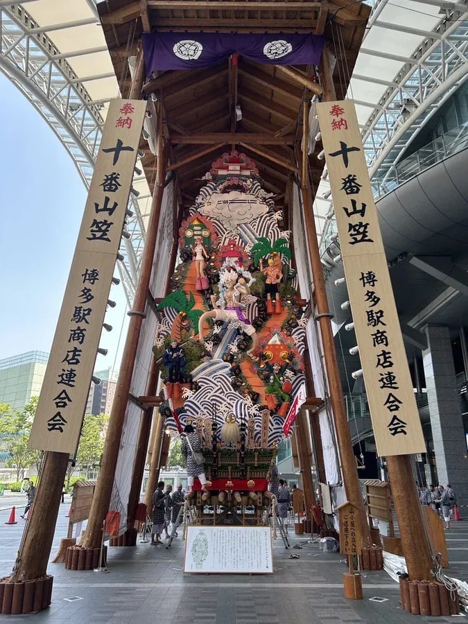 Experience the Hakata Gion Yamakasa Festival with ONE PIECE Floats