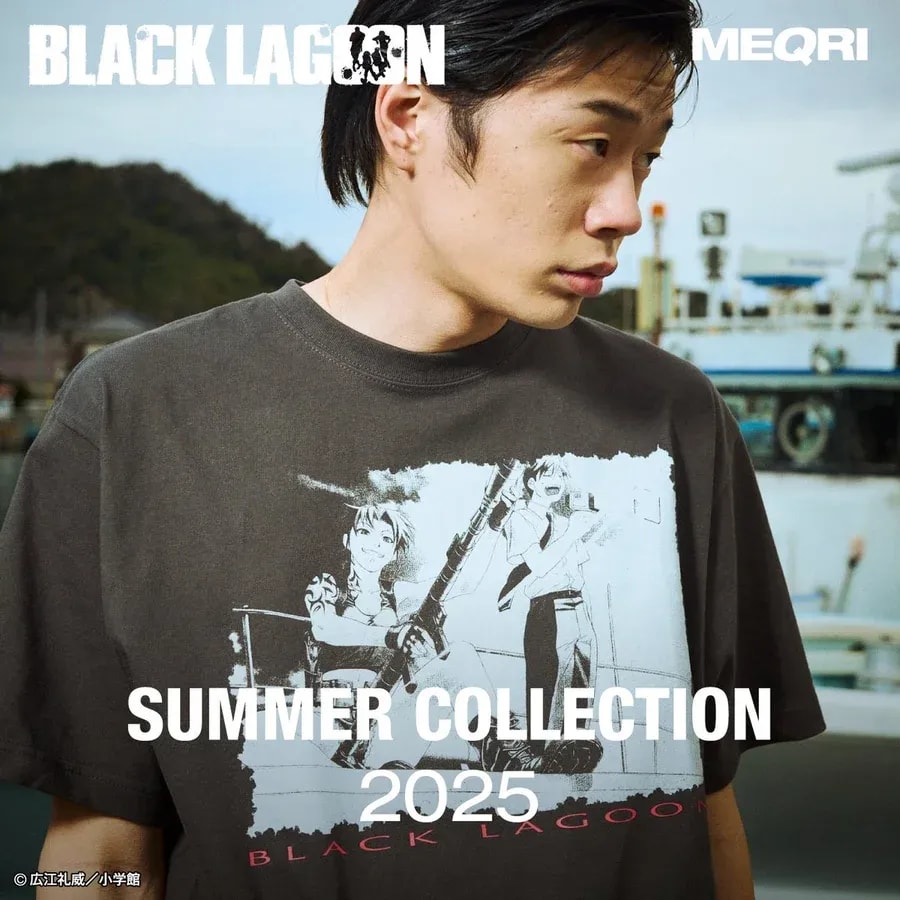 MEQRI Summer Collection 2025: Bold Black Lagoon Cover Art Tee