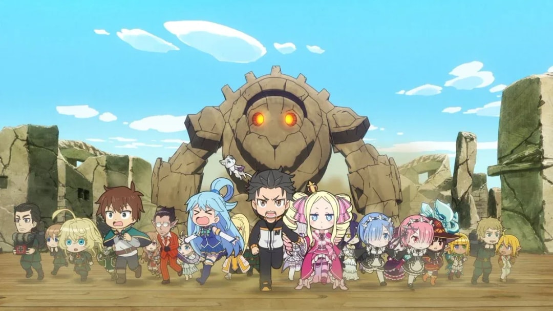 Isekai Quartet Season 3 Unveils New Cast from The Eminence in Shadow