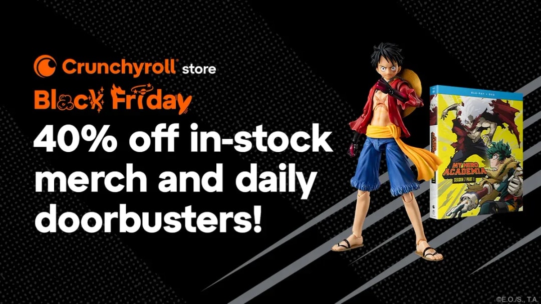 Black Friday 2025: Crunchyroll Unveils 40% Off Storewide Deals and Exclusive Daily Doorbusters