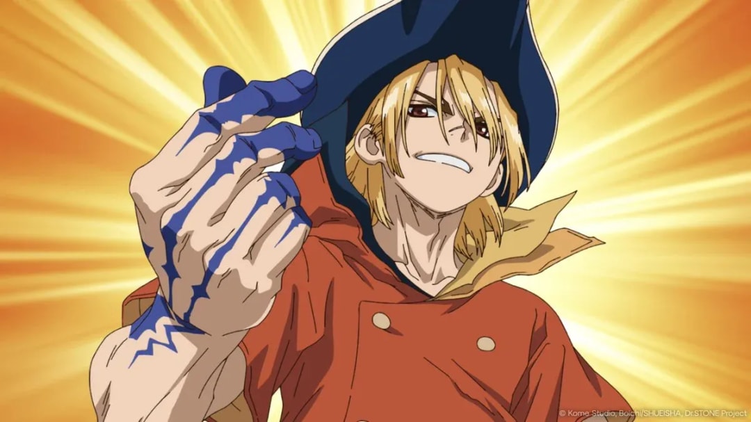 Senku's High-Speed Adventure: Building Bikes and Outmaneuvering Stanley