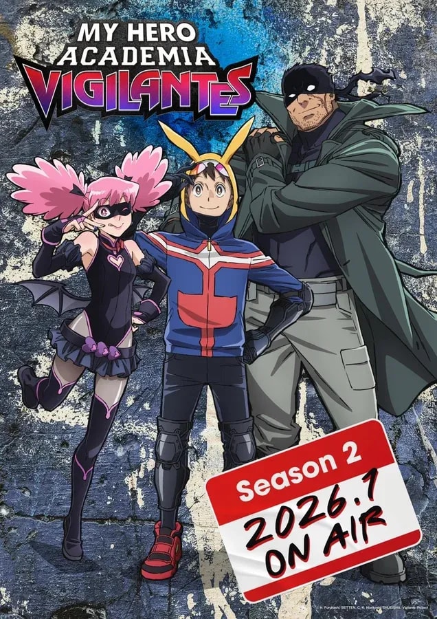 My Hero Academia: Vigilantes Season 2 Coming to Crunchyroll in January 2026