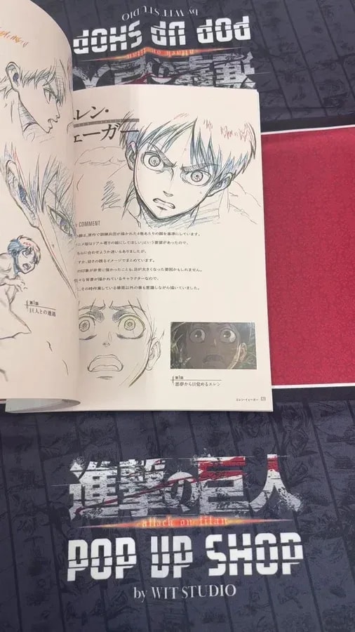 Don't Miss the Attack on Titan POP UP SHOP in Tokyo!