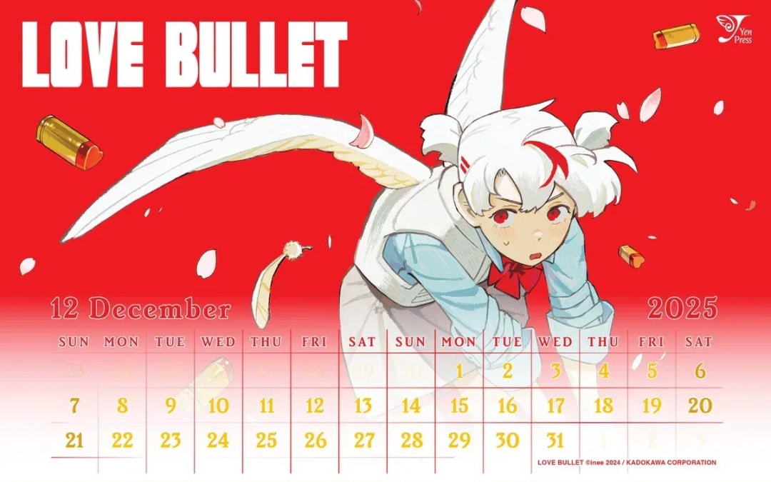 Download Your Love Bullet Anime Calendar Wallpapers for December