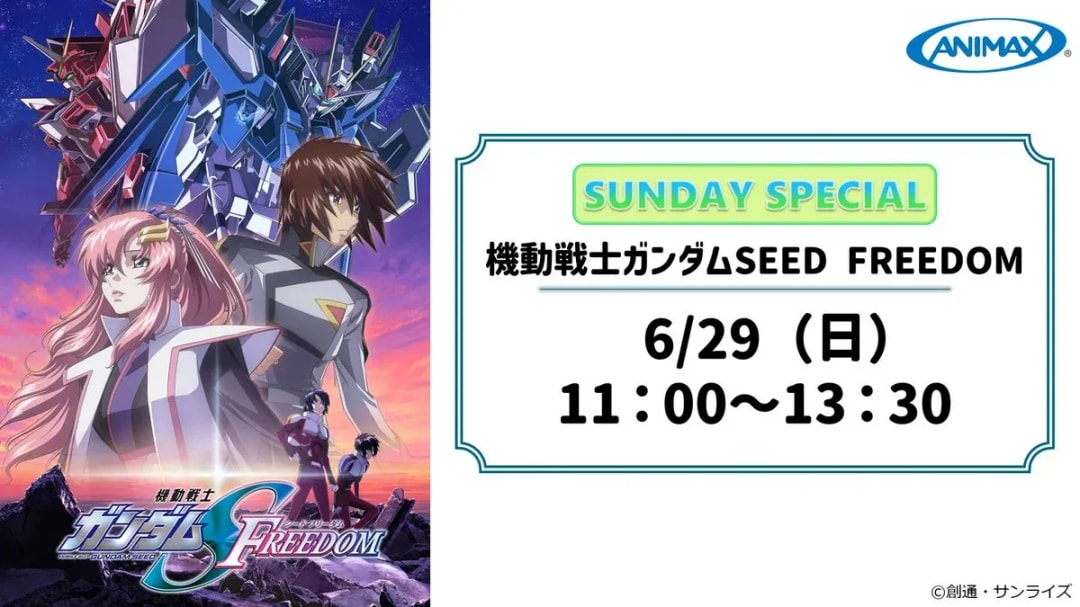 Celebrate June with the Mobile Suit Gundam SEED Series on Animax!