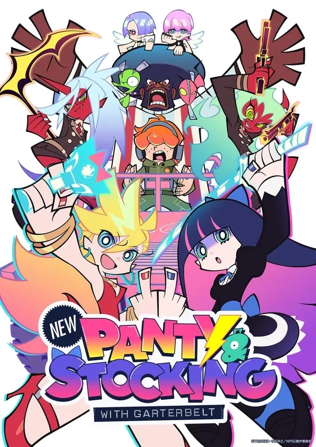 Exciting New Key Visual for Panty & Stocking Released!