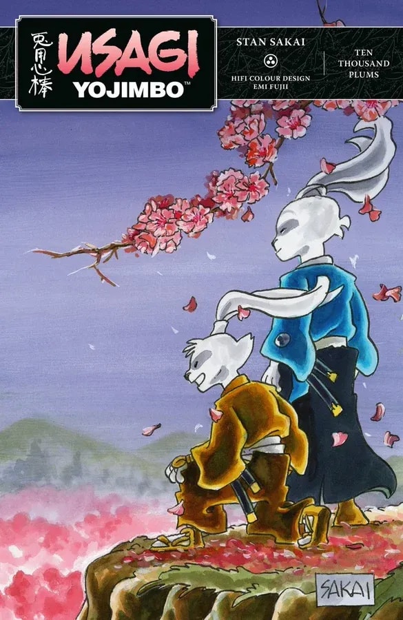 USAGI YOJIMBO: TEN THOUSAND PLUMS - A New Hardcover Release by Stan Sakai