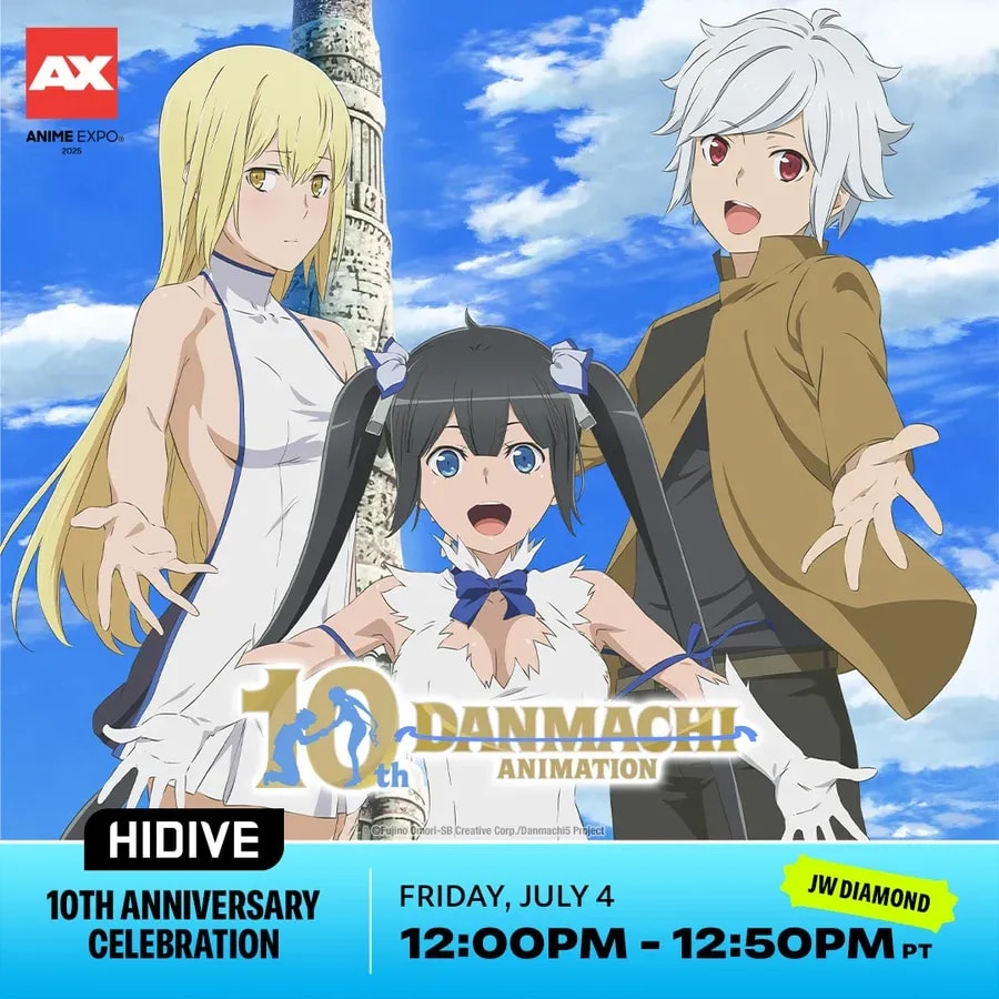 Join the 10th Anniversary Celebration of DanMachi at Anime Expo with Special Guest Nobuhiro Osawa