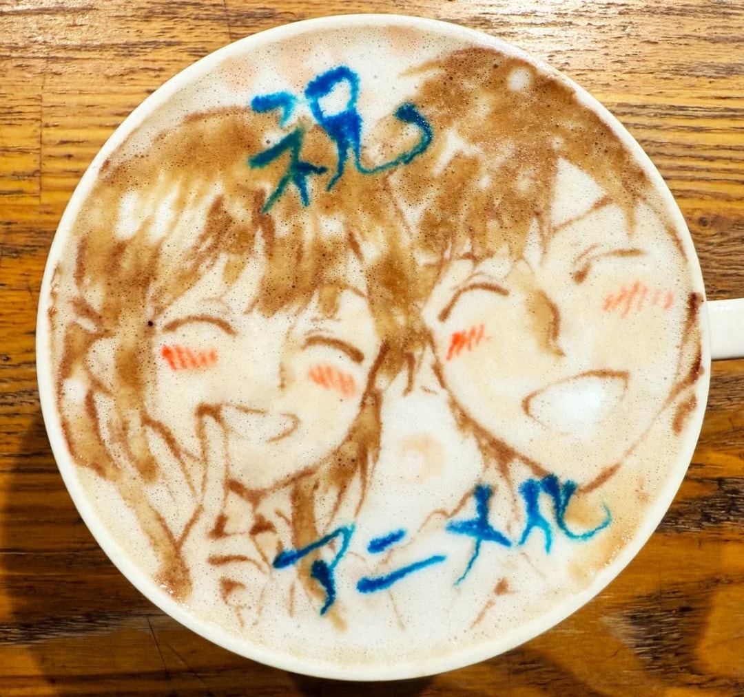 Celebrate the TV Anime Adaptation of 'I Want to End the Game of Love' with Latte Art